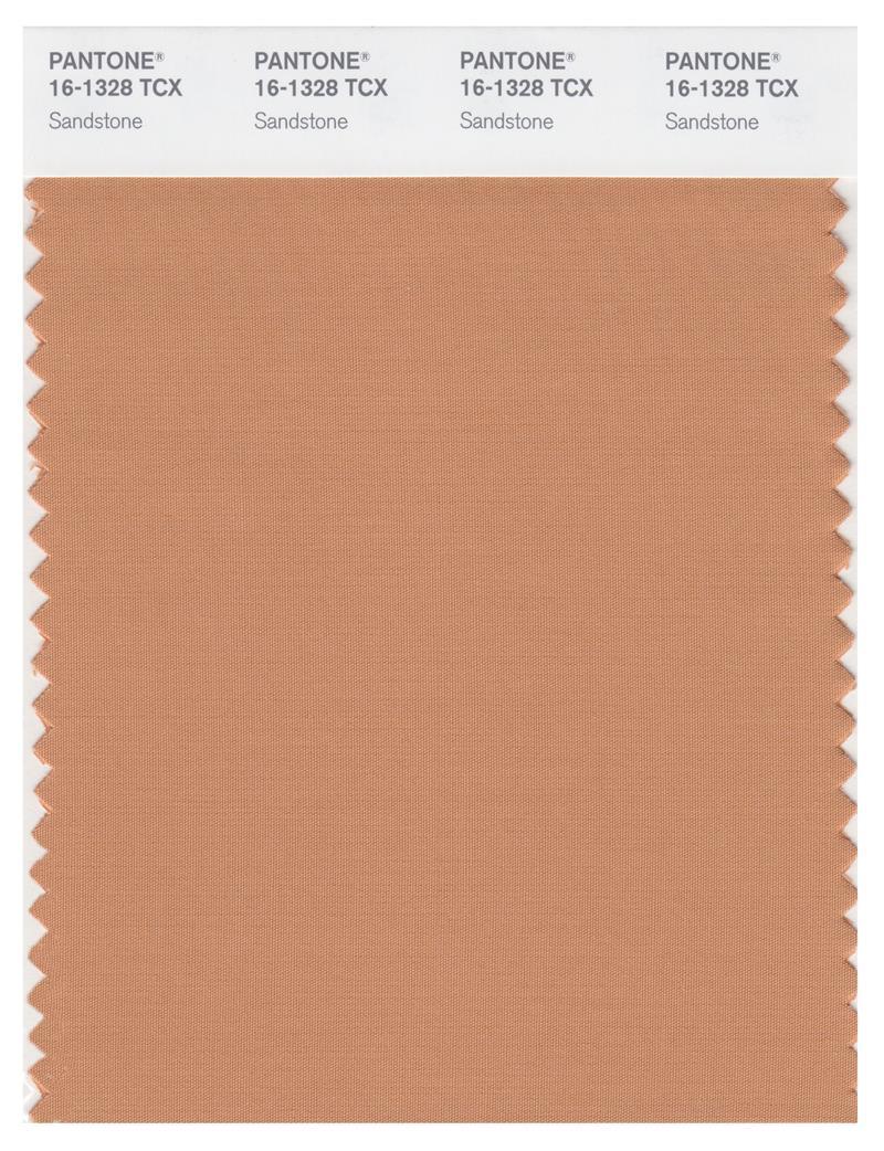 Pantone Smart 16 1328 Tcx Color Swatch Card Sandstone Magazine Cafe Store Nyc Usa 1551