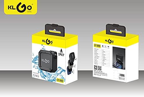 KLGO Bluetooth Stereo Sound Waterproof Speakers