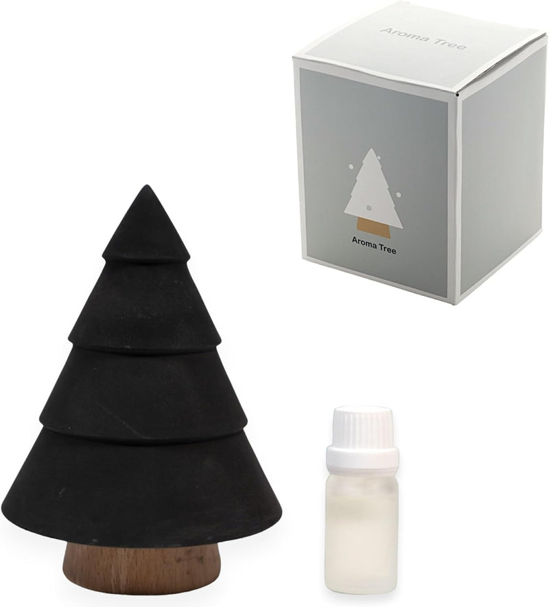 Aroma Diffusers Christmas Tree, Non-Electric Aromatherapy Fragrance, Ceramic Diffusers in Car or Desk Office Decor