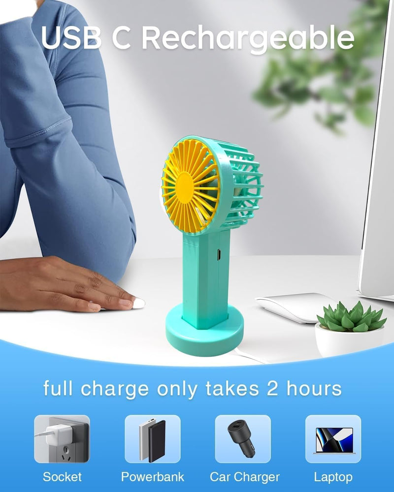 Mini Handheld Portable Fan|USB Rechargeable