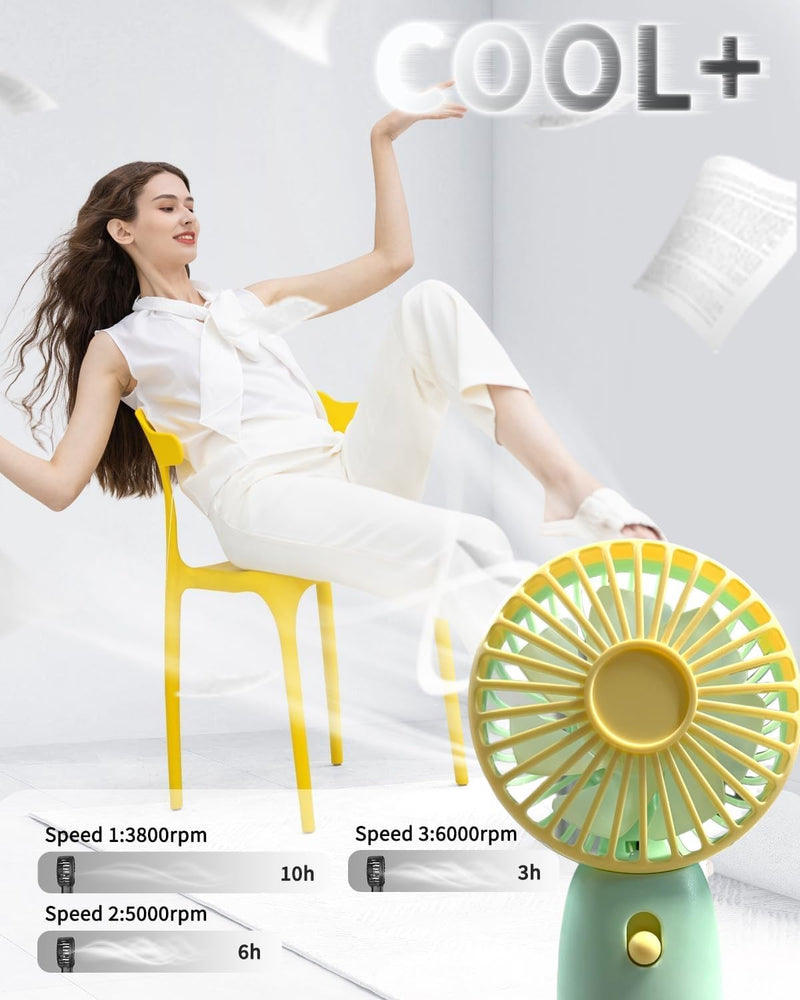 Mini Handheld Portable USB Rechargeable Fan