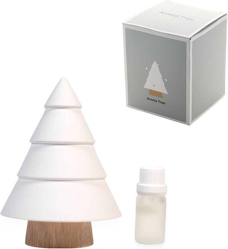 Aroma Diffusers Christmas Tree, Non-Electric Aromatherapy Fragrance, Ceramic Diffusers in Car or Desk Office Decor