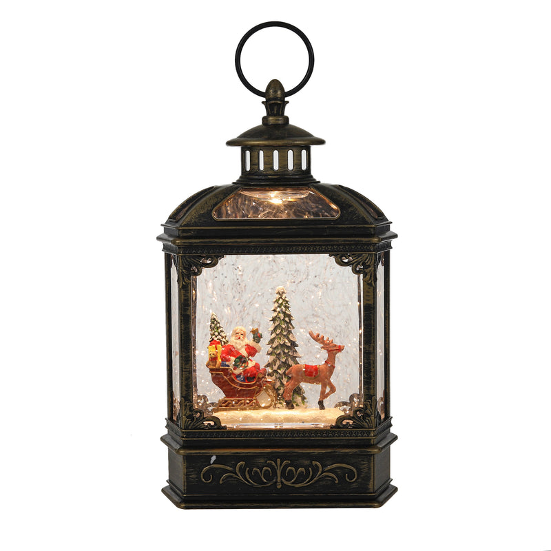 Christmas Vintage Snow Globe Lantern