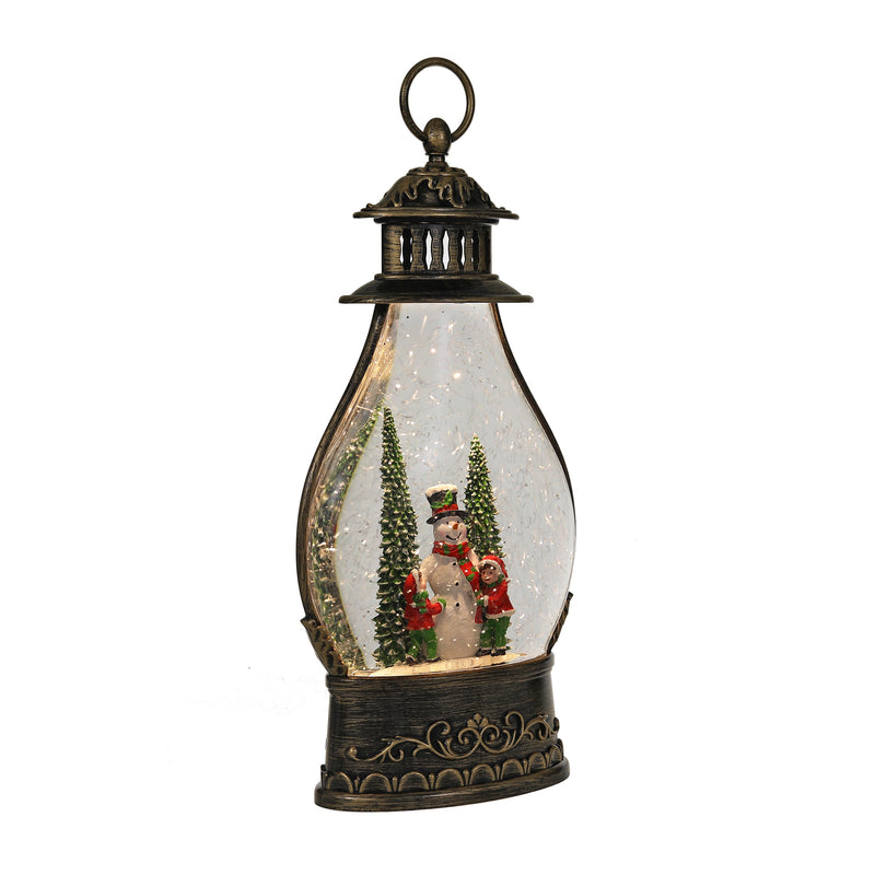 Christmas Musical Snow Globe Spinning Water Glittering Lantern