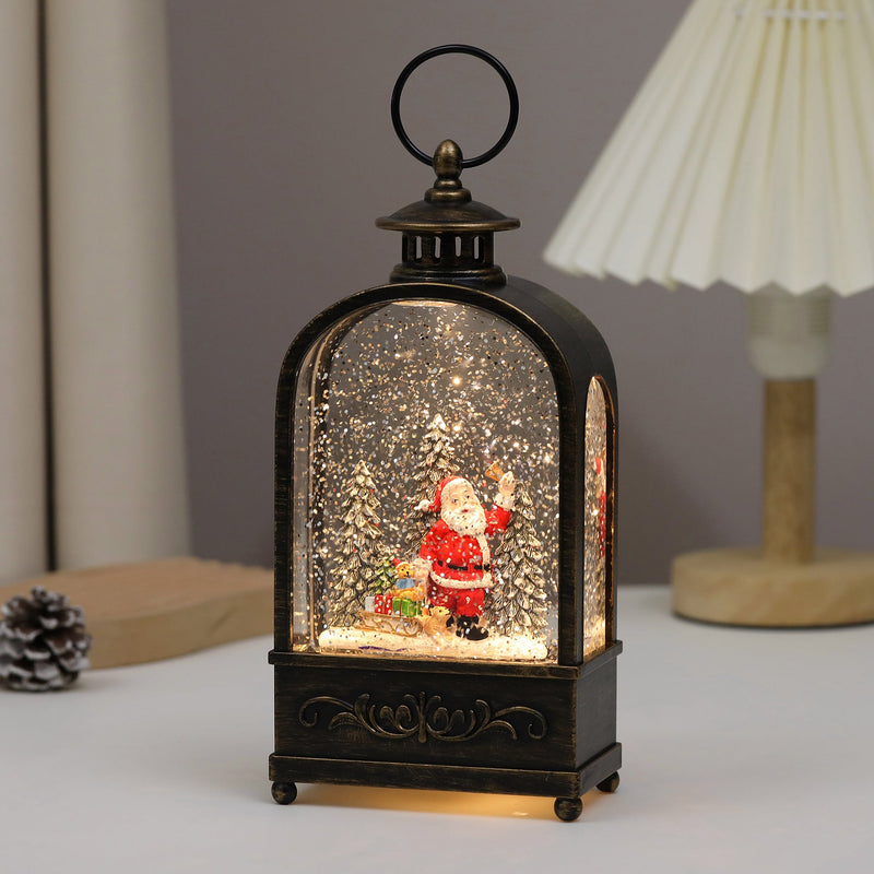 SINT Christmas Vintage Snow Globe Lantern