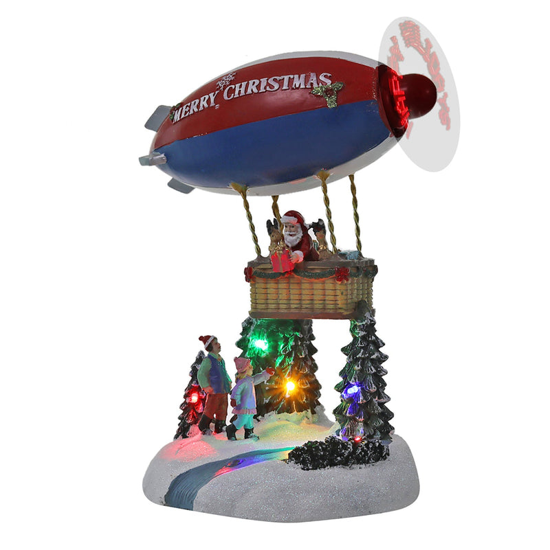 Santa Claus Musical Lighted Christmas Ornament for Home Decoration