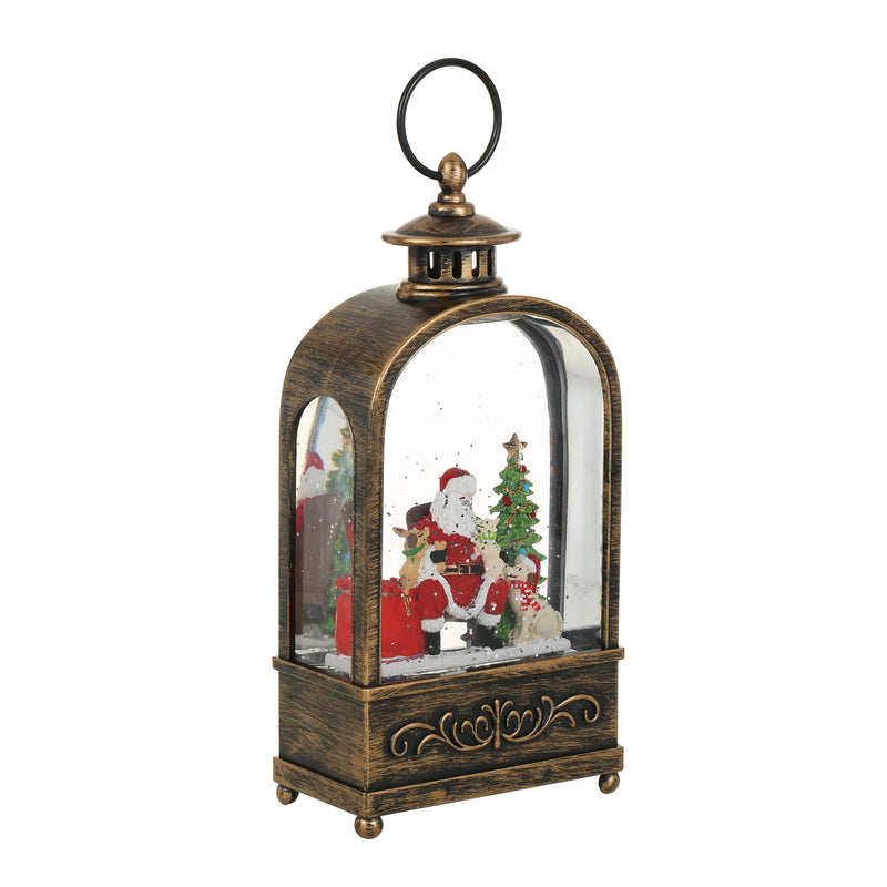 Christmas Vintage Snow Globe Lantern