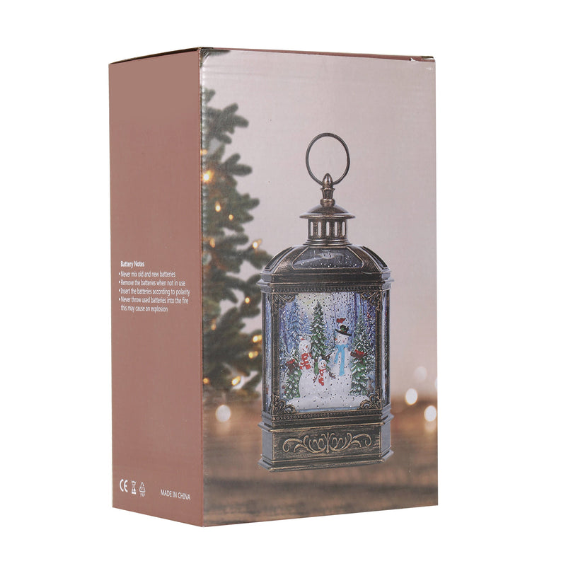 SINT Christmas Vintage Snow Globe Lantern