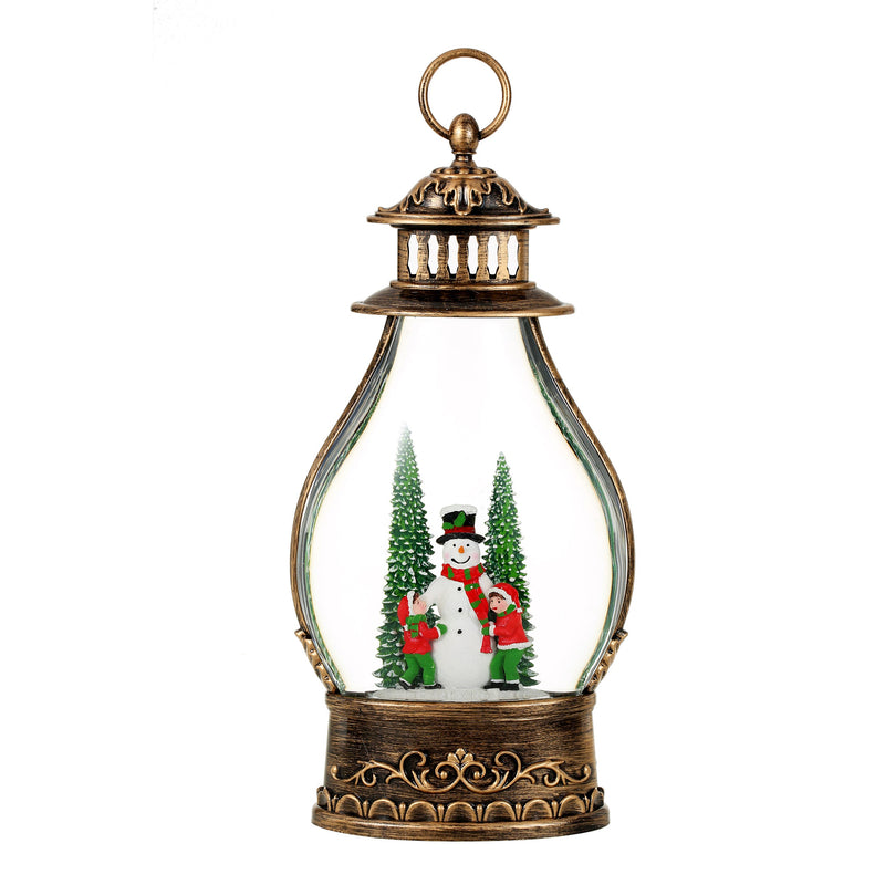 Christmas Musical Snow Globe Spinning Water Glittering Lantern