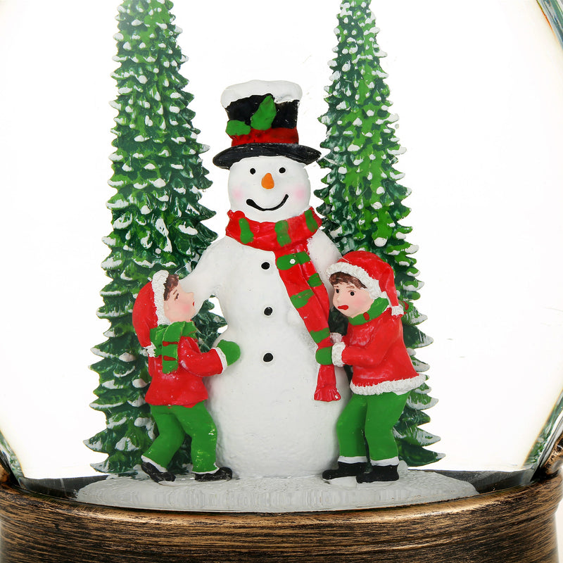 Christmas Musical Snow Globe Spinning Water Glittering Lantern