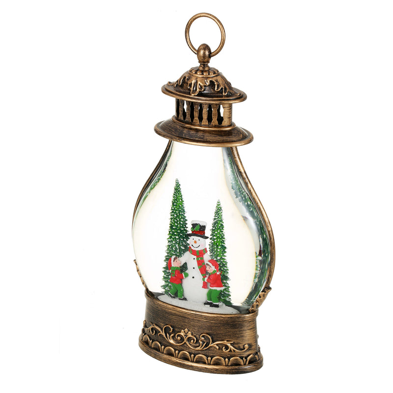 Christmas Musical Snow Globe Spinning Water Glittering Lantern