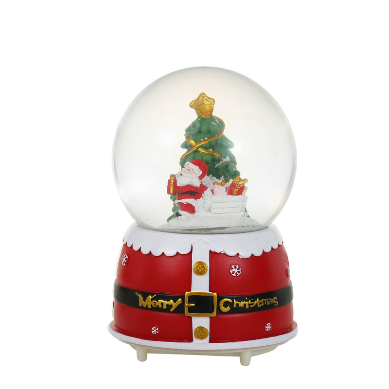 Christmas Musical Glittering Water Snow Globe | Set of 2