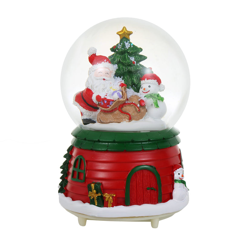 SINT Christmas Musical Glittering Water Snow Globe | Set of 2