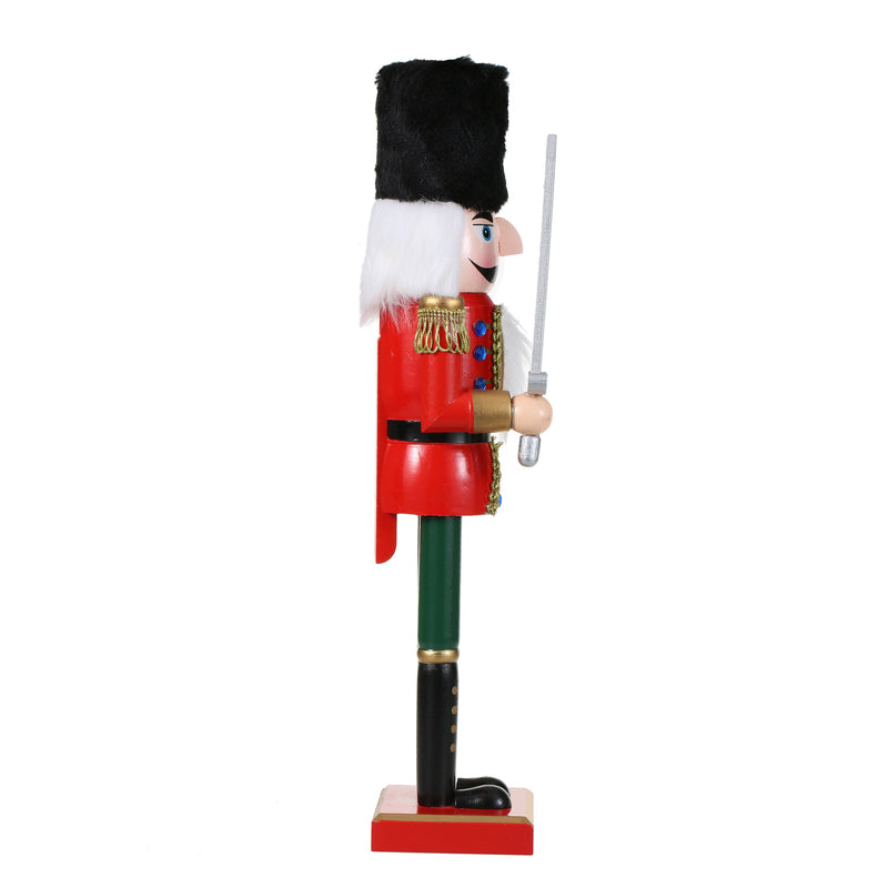 SINT 15 Inch Traditional Wooden Nutcracker for Christmas Decorations