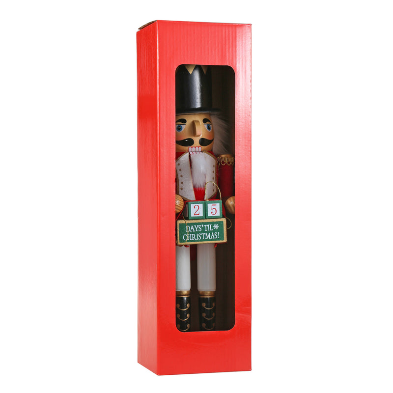 SINT 15 Inch Traditional Wooden Nutcracker for Christmas Decorations