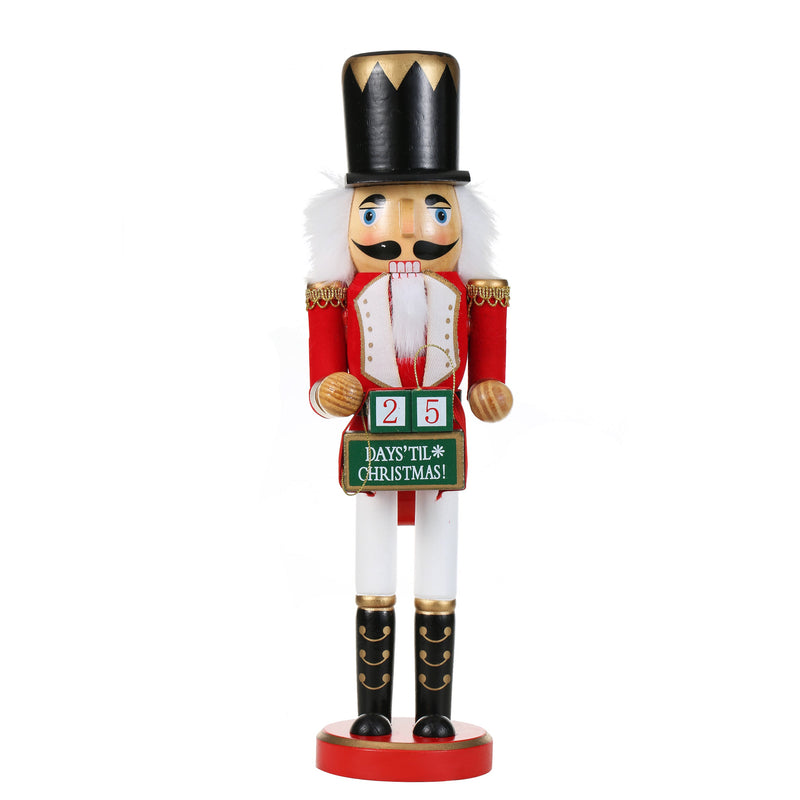 SINT 15 Inch Traditional Wooden Nutcracker for Christmas Decorations