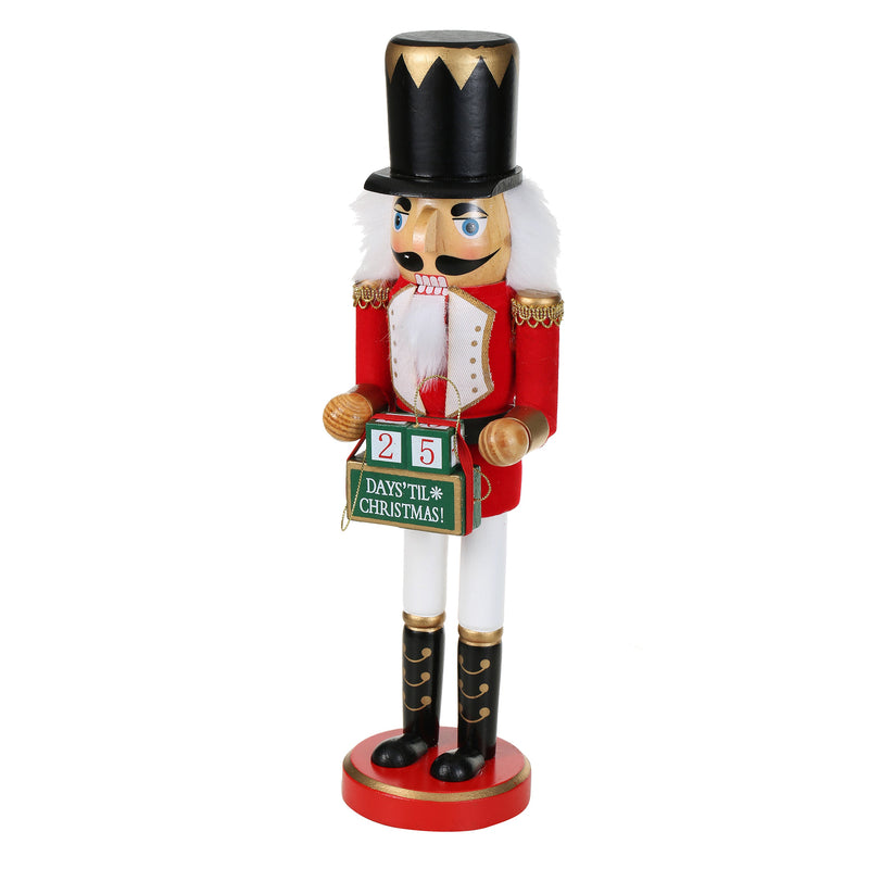 SINT 15 Inch Traditional Wooden Nutcracker for Christmas Decorations