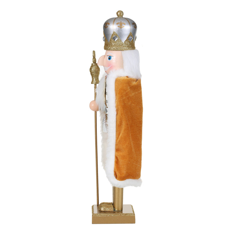 SINT 15 Inch Traditional Wooden Nutcracker for Christmas Decorations