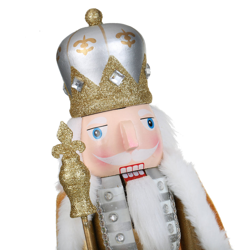 SINT 15 Inch Traditional Wooden Nutcracker for Christmas Decorations