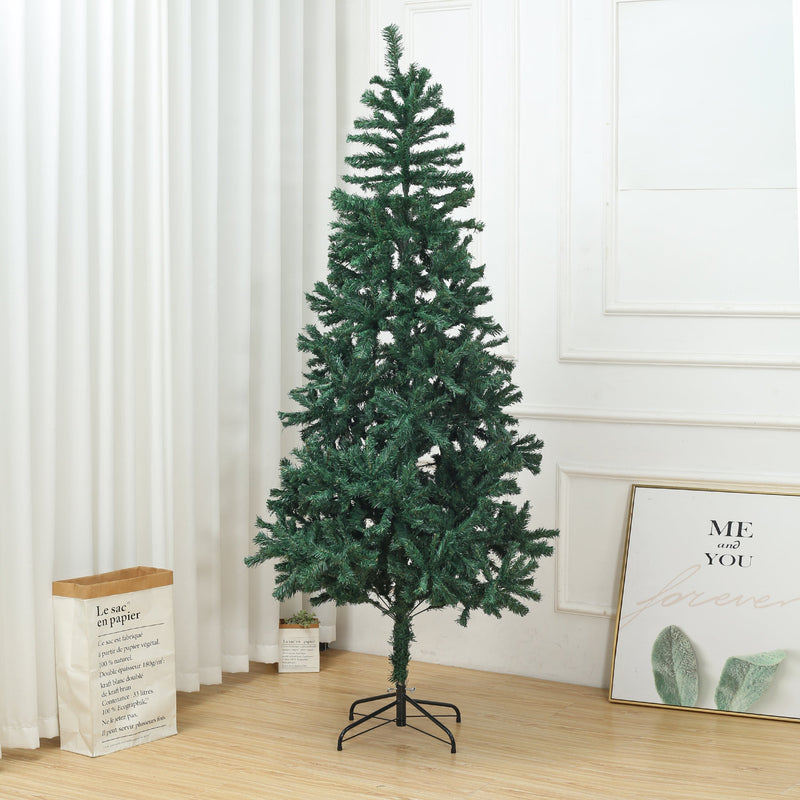 Premium 6ft Artificial Chritsmas Tree with LED Lights for Home Decoration