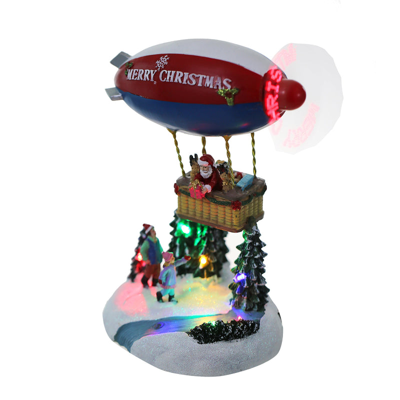 Santa Claus Musical Lighted Christmas Ornament for Home Decoration