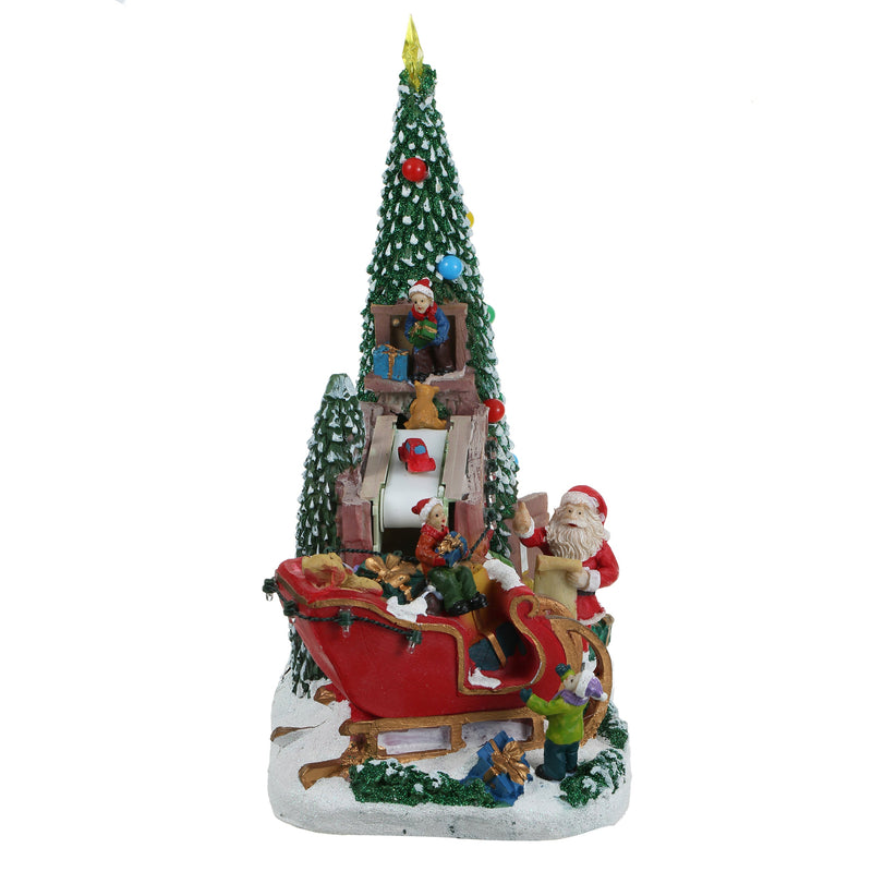 Santa Claus Musical Lighted Christmas Ornament for Home Decoration