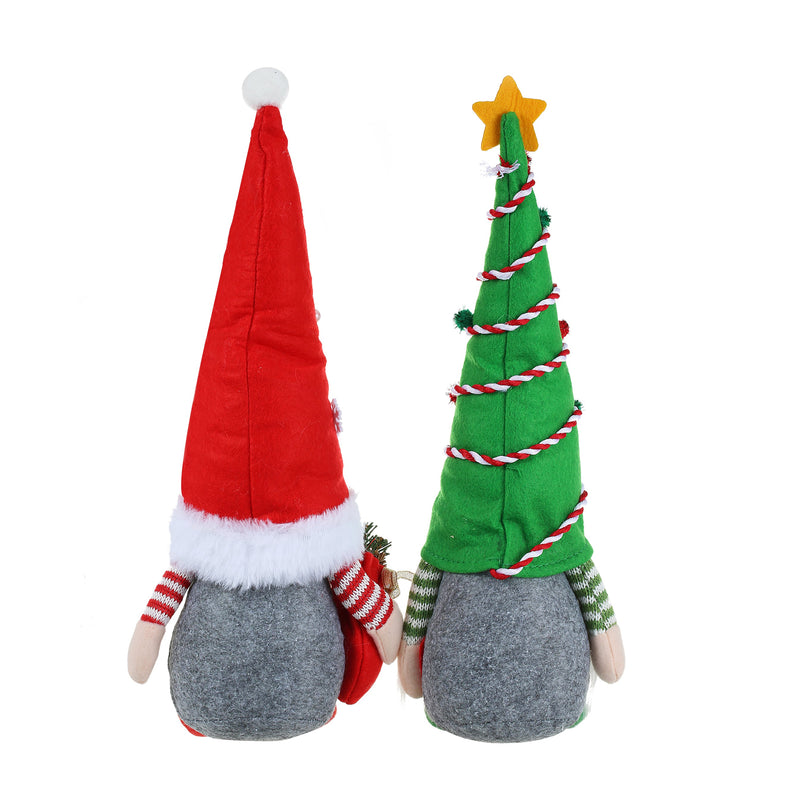 Christmas Gnome Handmade Scandinavian Tomte for Home Decorations (Set of 2)