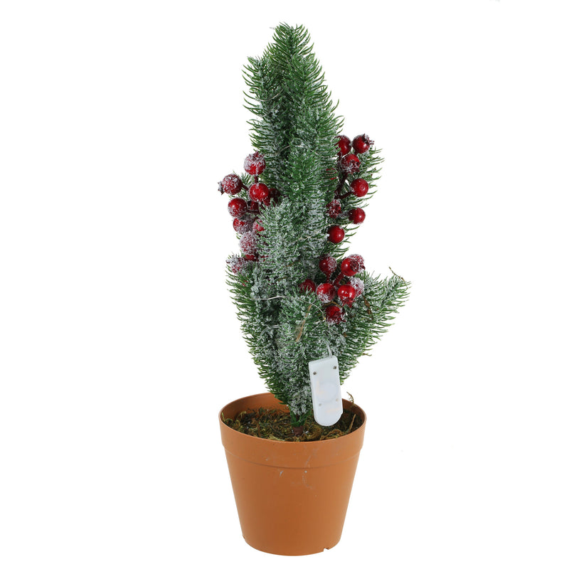 19 Inch Premium Artificial Small Chritsmas Tree with Light for Home Decoration