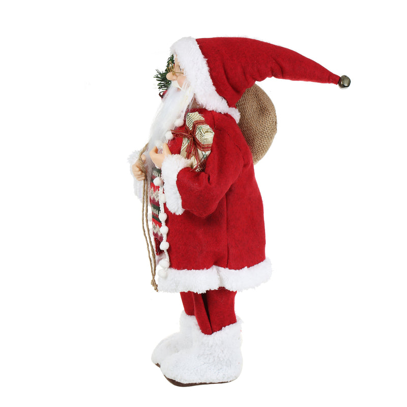 18 Inch Christmas Standing Santa Claus Doll Statue Figurine Ornament