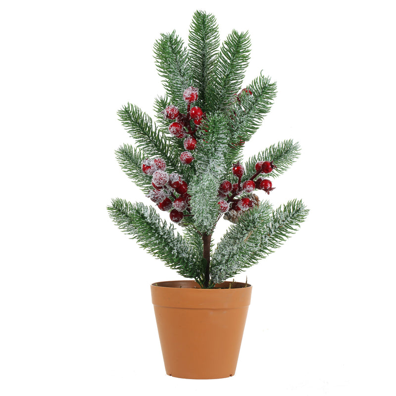 19 Inch Premium Artificial Small Chritsmas Tree with Light for Home Decoration