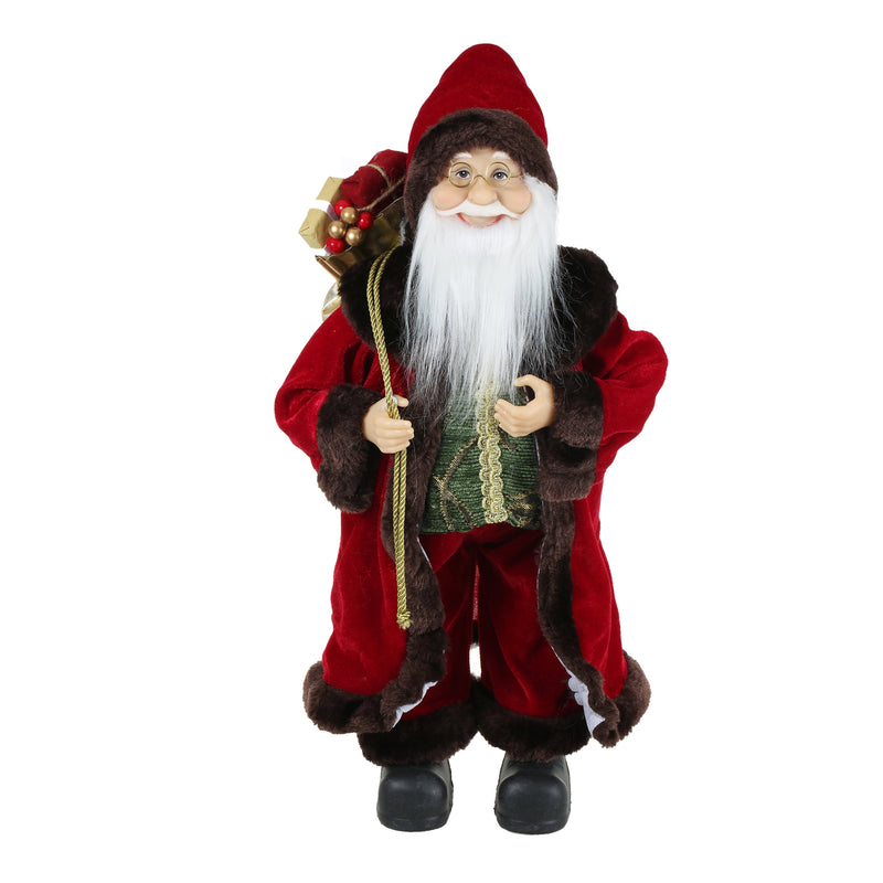 18 Inch Christmas Standing Santa Claus Doll Statue Figurine Ornament