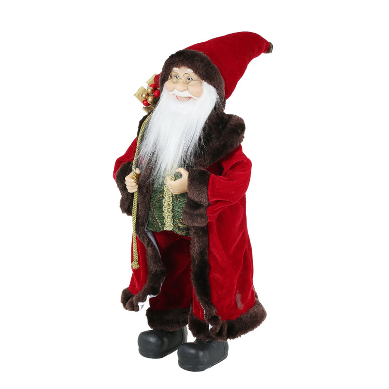 18 Inch Christmas Standing Santa Claus Doll Statue Figurine Ornament