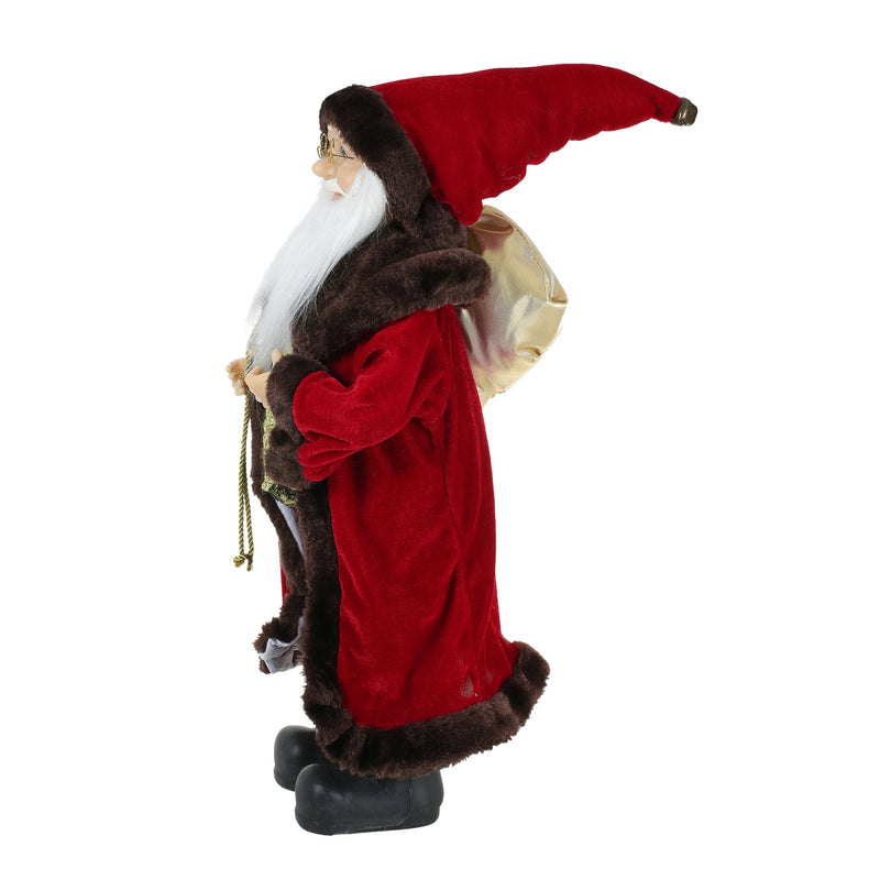 18 Inch Christmas Standing Santa Claus Doll Statue Figurine Ornament