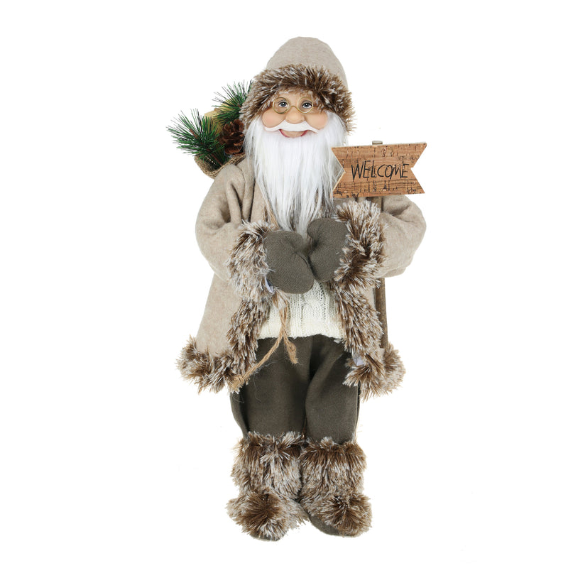 18 Inch Christmas Standing Santa Claus Doll Statue Figurine Ornament