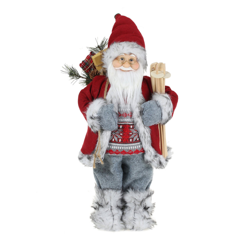 18 Inch Christmas Standing Santa Claus Doll Statue Figurine Ornament