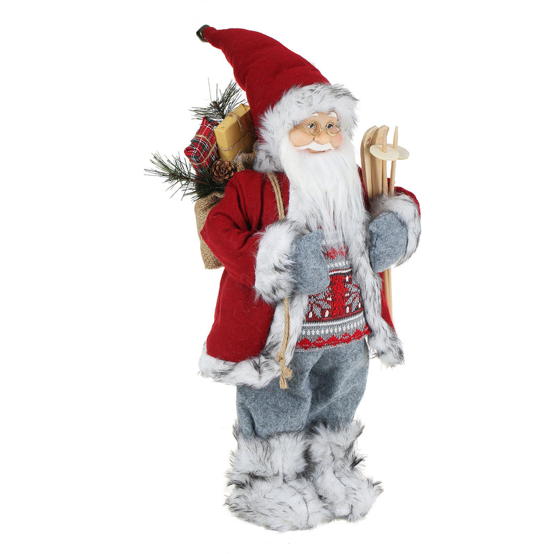 18 Inch Christmas Standing Santa Claus Doll Statue Figurine Ornament