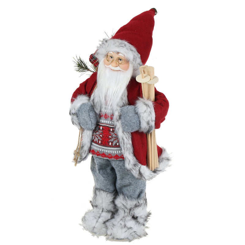 18 Inch Christmas Standing Santa Claus Doll Statue Figurine Ornament