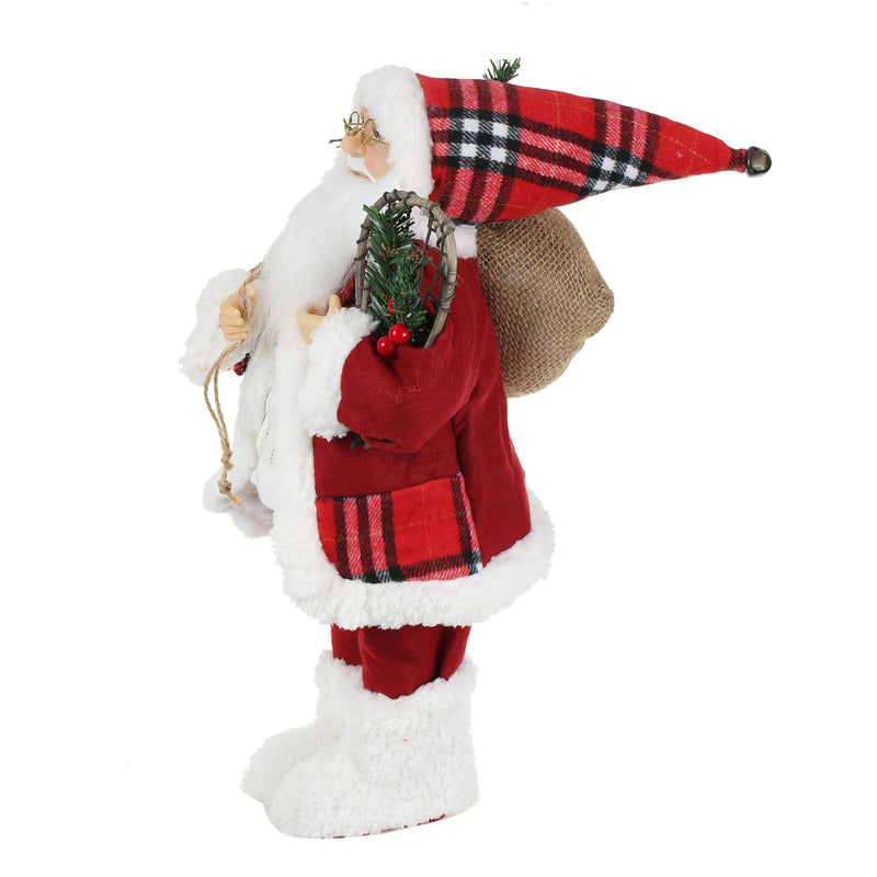 18 Inch Christmas Standing Santa Claus Doll Statue Figurine Ornament