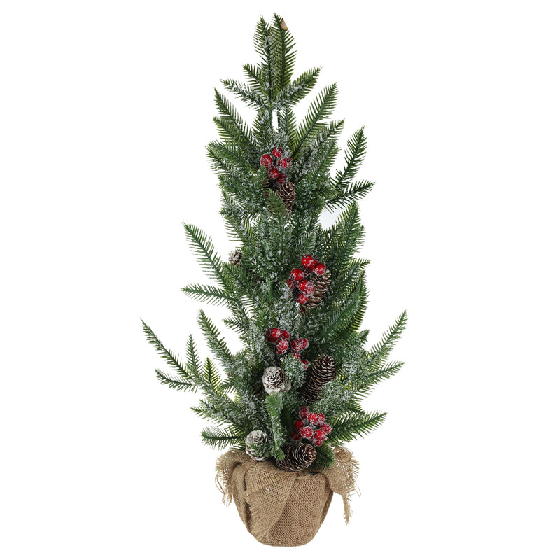 30 Inch Premium Artificial Small Chritsmas Tree with Light for Home Decoration