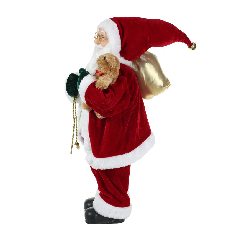 18 Inch Christmas Standing Santa Claus Doll Statue Figurine Ornament