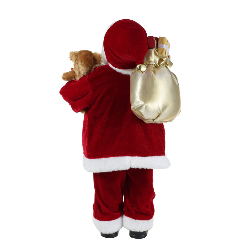 18 Inch Christmas Standing Santa Claus Doll Statue Figurine Ornament