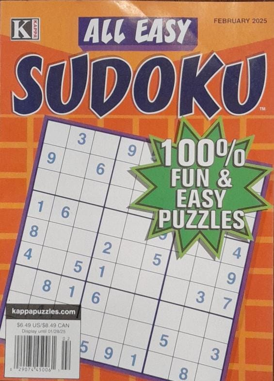 All Easy Sudoku Magazine