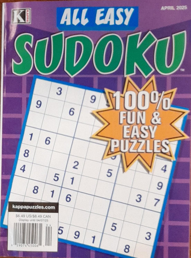 All Easy Sudoku Magazine