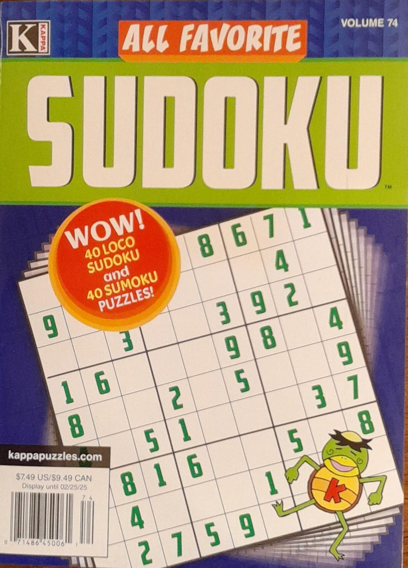 All favorite Sudoku Magazine