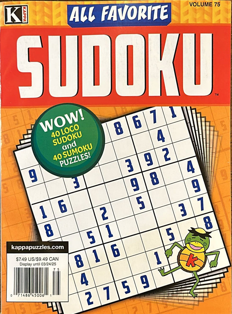 All favorite Sudoku Magazine