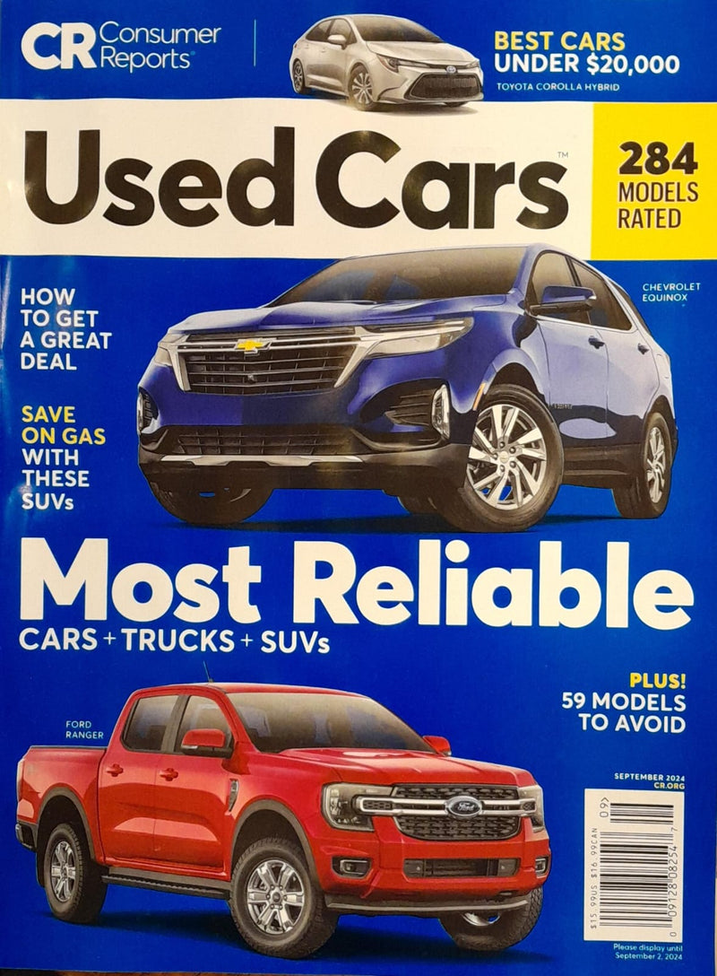 Consumer Reports Used Cars Magazine