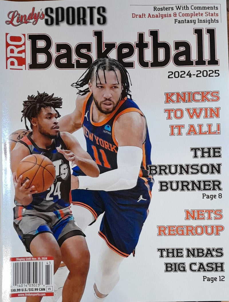 Lindy's Sports Pro Basketball Magazine