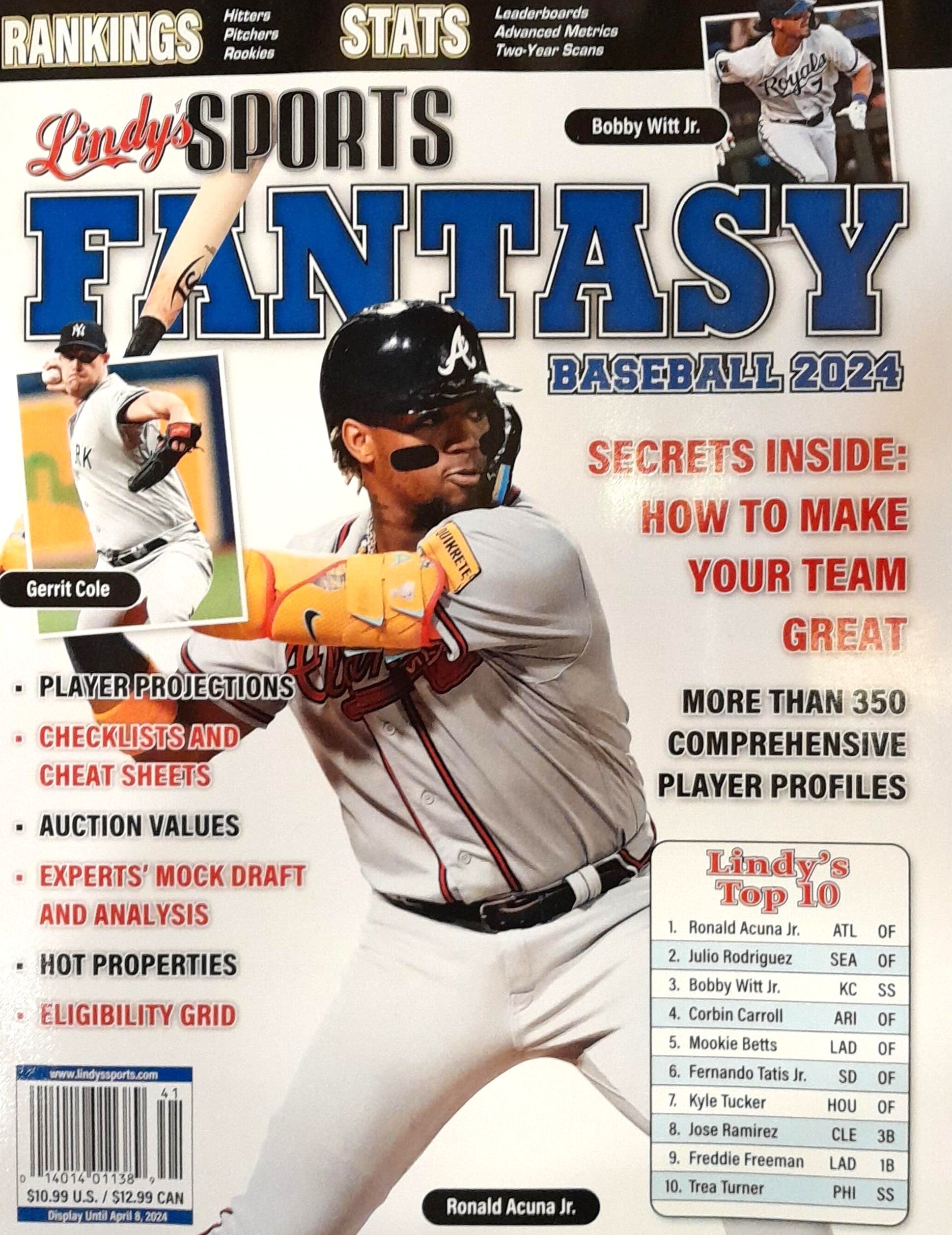 Buy 2021 of Lindy's Fantasy Baseball Magazine from MagazineCafeStore