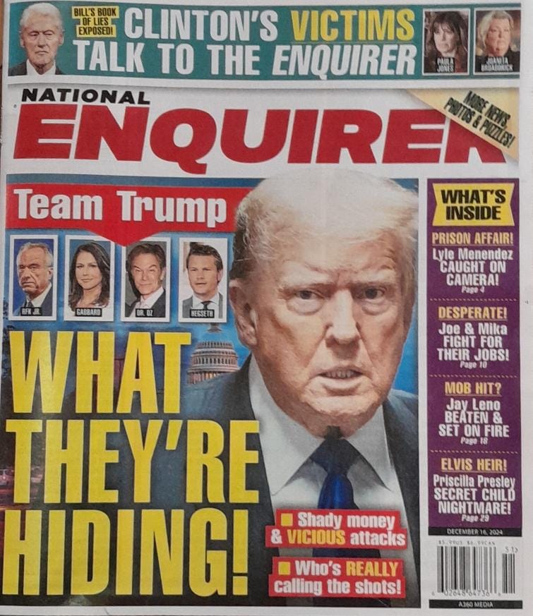 National Enquirer Weekly Magazine