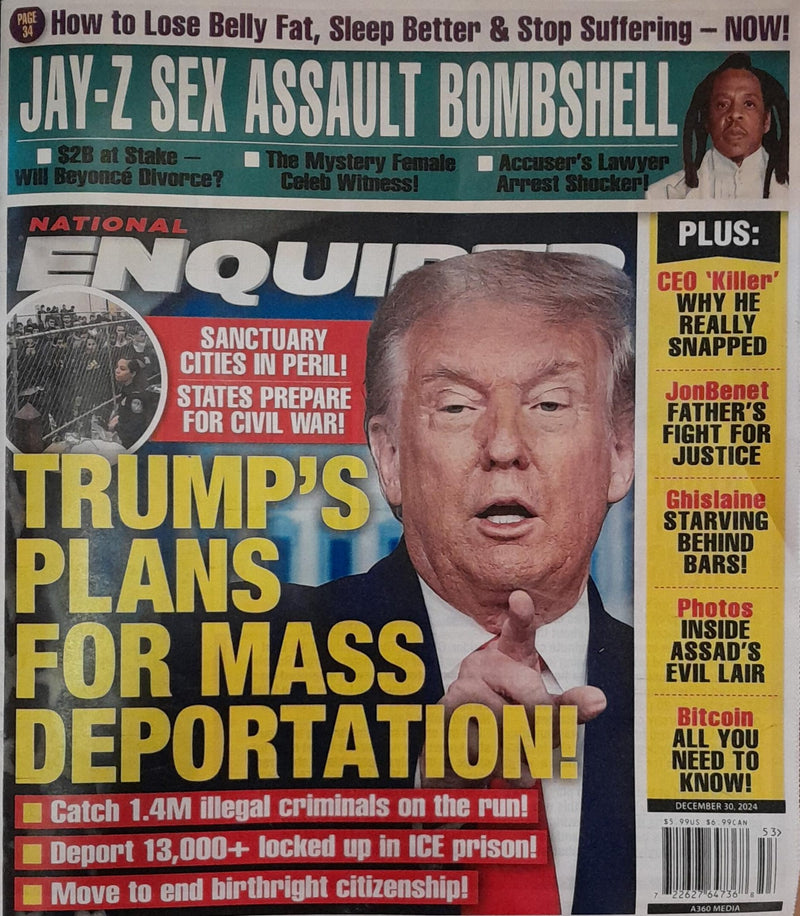 National Enquirer Weekly Magazine